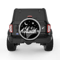 NIGHT WILDERNESS SILVER CARBON FIBER TIRE COVER