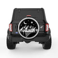 NIGHT WILDERNESS PEARL  WHITE CARBON FIBER TIRE COVER