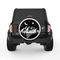 NIGHT WILDERNESS WHITE TIRE COVER