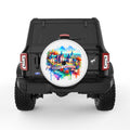 NORTH CAROLINA WHITE TIRE COVER