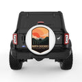 NORTH CASCADES WHITE TIRE COVER