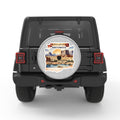 NORTH DAKOTA WHITE TIRE COVER