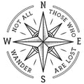 NOT ALL THOSE WHO WANDER ARE LOST COMPASS