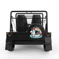 NOT TODAY UNICORN SKELETON BLACK TIRE COVER FOR MOKE