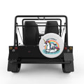 NOT TODAY UNICORN SKELETON WHITE TIRE COVER FOR MOKE