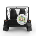 NO NOT TODAY SLOTH WHITE TIRE COVER FOR MOKE