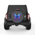 NO STORY SHOULD END TOO SOON BLACK CARBON FIBER TIRE COVER