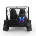 NO STORY SHOULD END TOO SOON BLACK CARBON FIBER TIRE COVER FOR MOKE