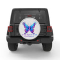 NO STORY SHOULD END TOO SOON BLACK TIRE COVER