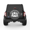 NAMASTE WITCHES BLACK CARBON FIBER TIRE COVER
