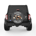 NATURAL BORN CHILLER BLACK CARBON FIBER TIRE COVER
