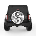 NATURE YING YANG BLACK TIRE COVER