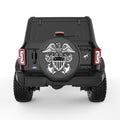 NAVAL CREST BLACK CARBON FIBER TIRE COVER