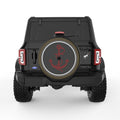 NAVY ANCHOR BLACK TIRE COVER