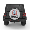 NAVY VETERAN ANCHOR WHITE TIRE COVER