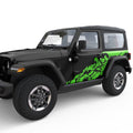 NIGHTMARE SIDE GRAPHICS BODY GRAPHIC DECAL FITS 2018+ JEEP WRANGLER 2 DOOR JLU