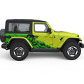 NIGHTMARE SIDE GRAPHICS SIDE GRAPHIC DECAL FITS 2005-2017 JEEP WRANGLER 2 DOOR JK