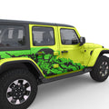 NIGHTMARE SIDE GRAPHICS DOOR DECAL FITS 2005-2017 JEEP WRANGLER 4 DOOR JKU