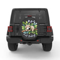NO NOT TODAY SLOTH BLACK CARBON FIBER TIRE COVER