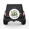 NO NOT TODAY SLOTH WHITE TIRE COVER