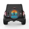 NOT ALL WHO WONDER ARE LOST SASQUATCH BLACK CARBON FIBER TIRE COVER