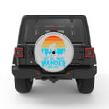 NOT ALL WHO WONDER ARE LOST SASQUATCH WHITE TIRE COVER