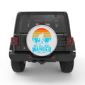 NOT ALL WHO WONDER ARE LOST SASQUATCH BLACK TIRE COVER