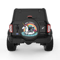 NOT TODAY UNICORN SKELETON BLACK TIRE COVER