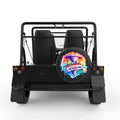 OKLAHOMA BLACK CARBON FIBER TIRE COVER FOR MOKE