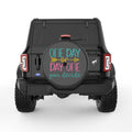 ONE DAY BLACK CARBON FIBER TIRE COVER