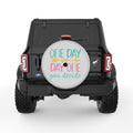 ONE DAY SILVER CARBON FIBER TIRE COVER