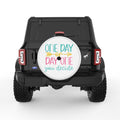 ONE DAY WHITE TIRE COVER