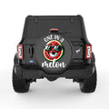 ONE IN A MELON BLACK CARBON FIBER TIRE COVER