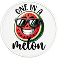 ONE IN A MELON BLACK TIRE COVER