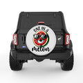 ONE IN A MELON PEARL  WHITE CARBON FIBER TIRE COVER