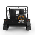 ONLY THE FINEST BECOME FIREFIGHTERS BLACK TIRE COVER FOR MOKE