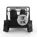 ON MY WAY TO MAKE SOME BAD DECISIONS SILVER CARBON FIBER TIRE COVER FOR MOKE