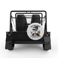 ON MY WAY TO MAKE SOME BAD DECISIONS WHITE CARBON FIBER TIRE COVER FOR MOKE