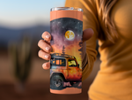 ORANGE WATER COLOR JEEP 20 OZ TUMBLER