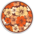Orange Hibiscus Flowers
