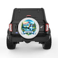 OREGON PEARL  WHITE CARBON FIBER TIRE COVER