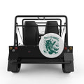 OUT OF THIS WORLD RACCOON WHITE CARBON FIBER TIRE COVER FOR MOKE