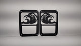 OCEAN WAVE TAIL LIGHT COVER FOR JEEP WRANGLER JK