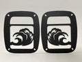 OCEAN WAVE TAIL LIGHT COVER FOR JEEP WRANGLER TJ