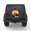 OLYMPIC BLACK CARBON FIBER TIRE COVER