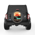 OLYMPIC NATIONAL PARK BLACK CARBON FIBER TIRE COVER