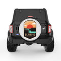 OLYMPIC NATIONAL PARK PEARL  WHITE CARBON FIBER TIRE COVER