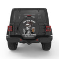 ON MY WAY TO MAKE SOME BAD DECISIONS PEARL  WHITE CARBON FIBER TIRE COVER