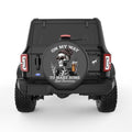 ON MY WAY TO MAKE SOME BAD DECISIONS BLACK CARBON FIBER TIRE COVER