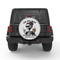 ON MY WAY TO MAKE SOME BAD DECISIONS SILVER CARBON FIBER TIRE COVER